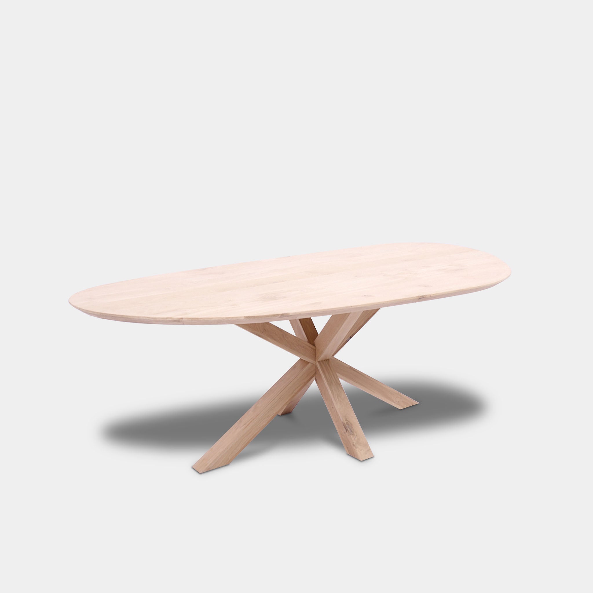 Tafel organisch eikenhout - Matrix Hout - Onbehandeld