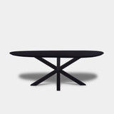 Table en chêne organique - Matrix Wood - Chêne foncé