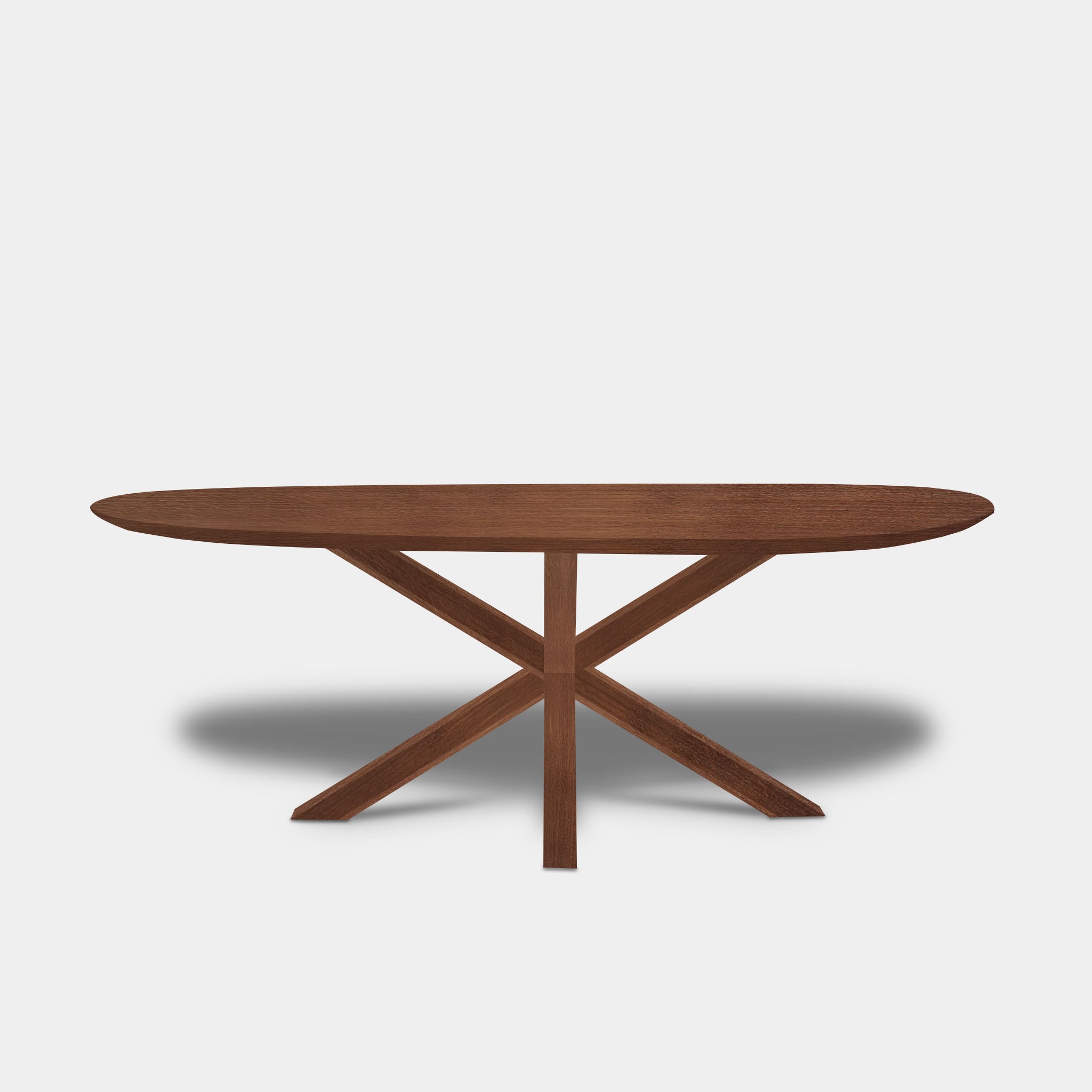 Tafel organisch eikenhout - Matrix Hout - Toscane 102