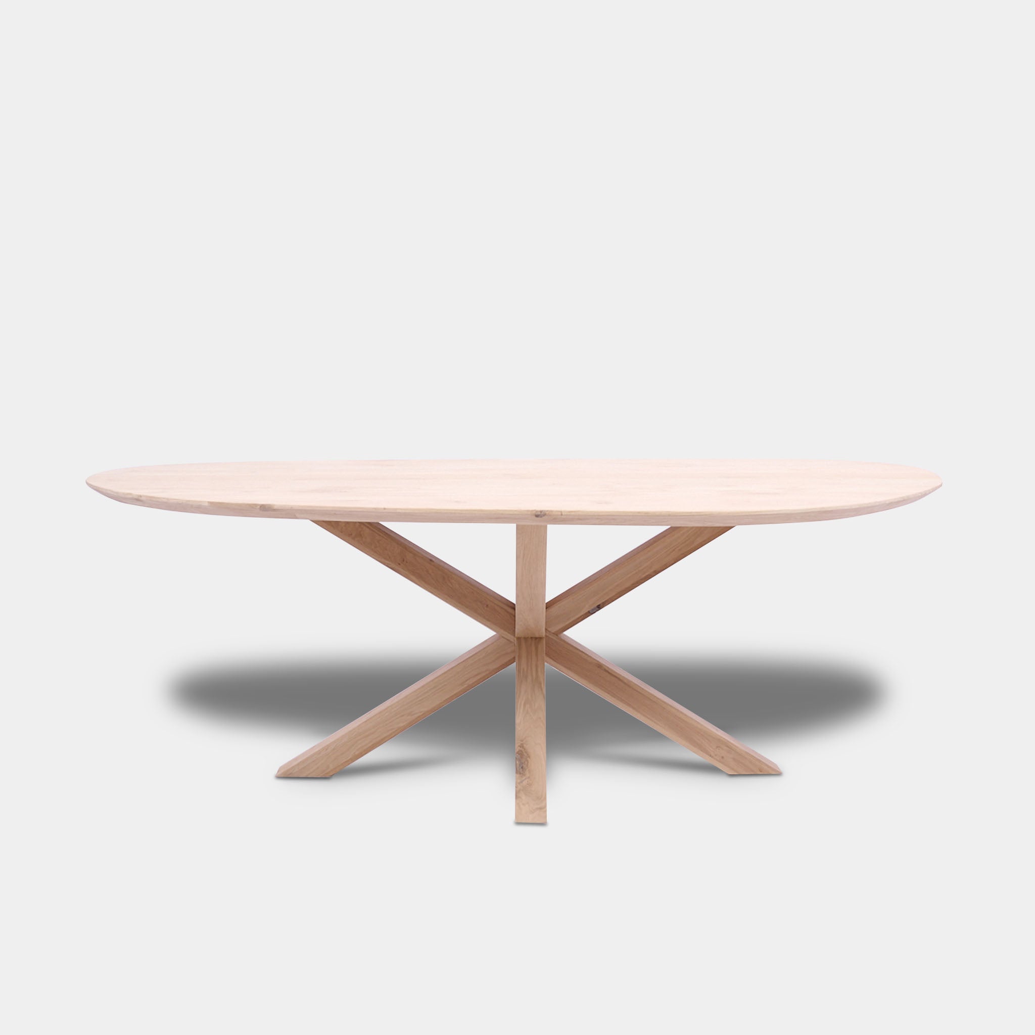 Tafel organisch eikenhout - Matrix Hout - Onbehandeld