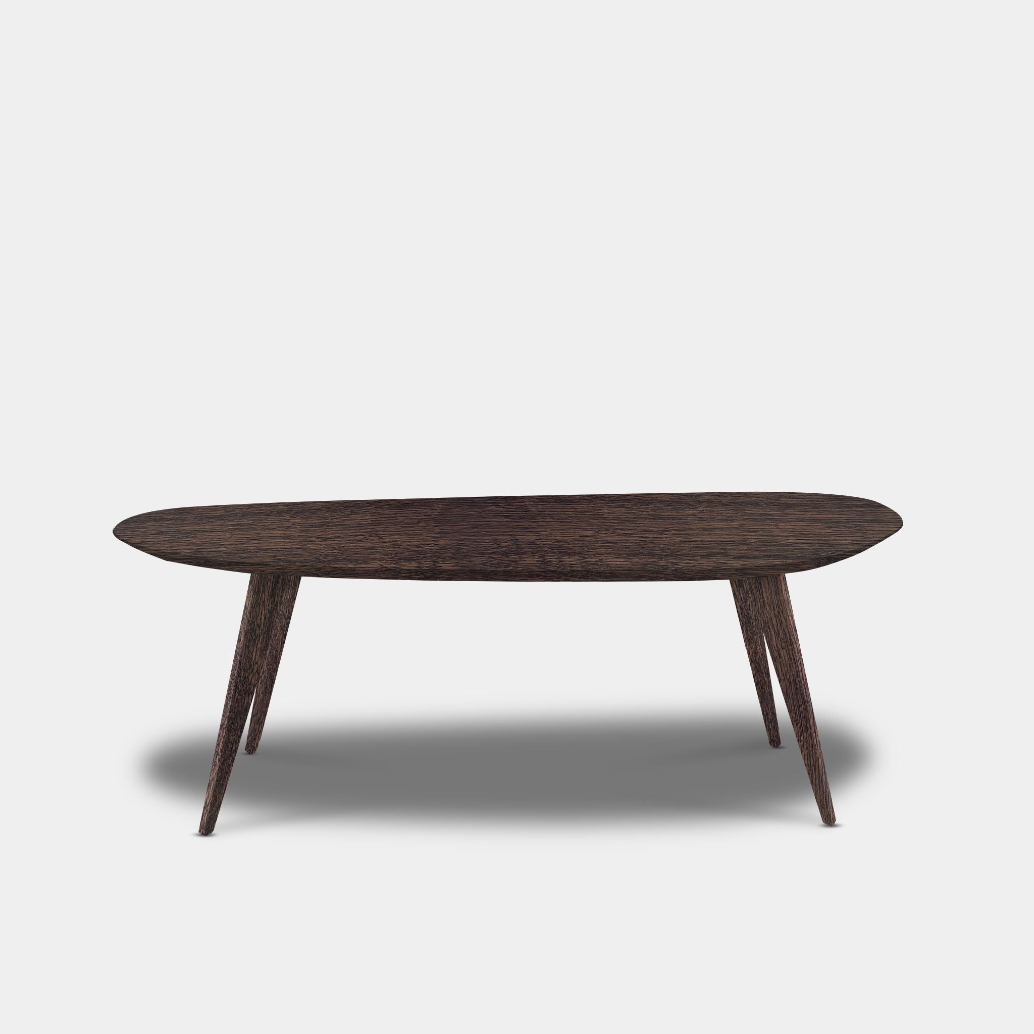 Tafel organisch eikenhout - Hout Onderstel - Dear Brown