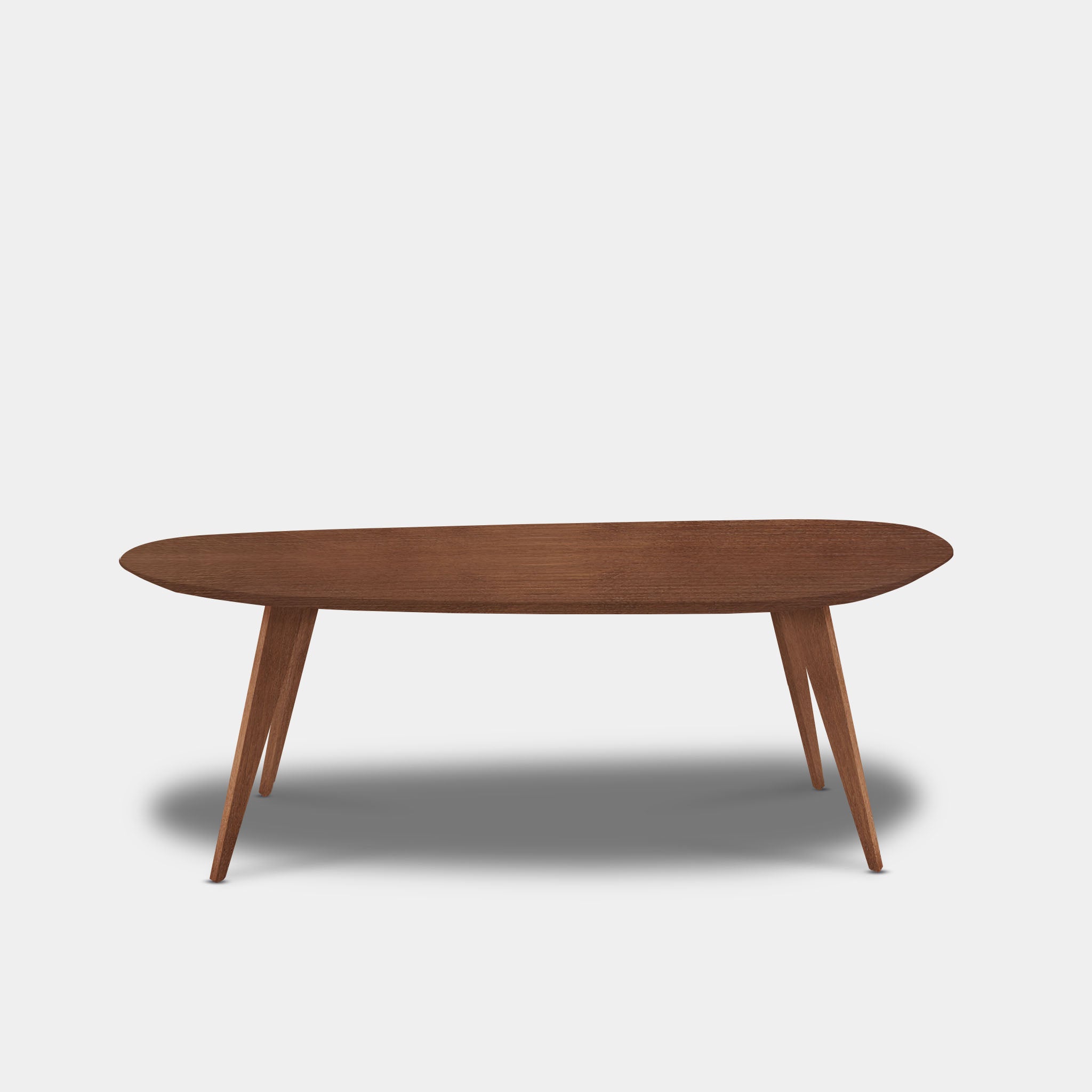 Tafel organisch eikenhout - Hout Onderstel - Toscane 102