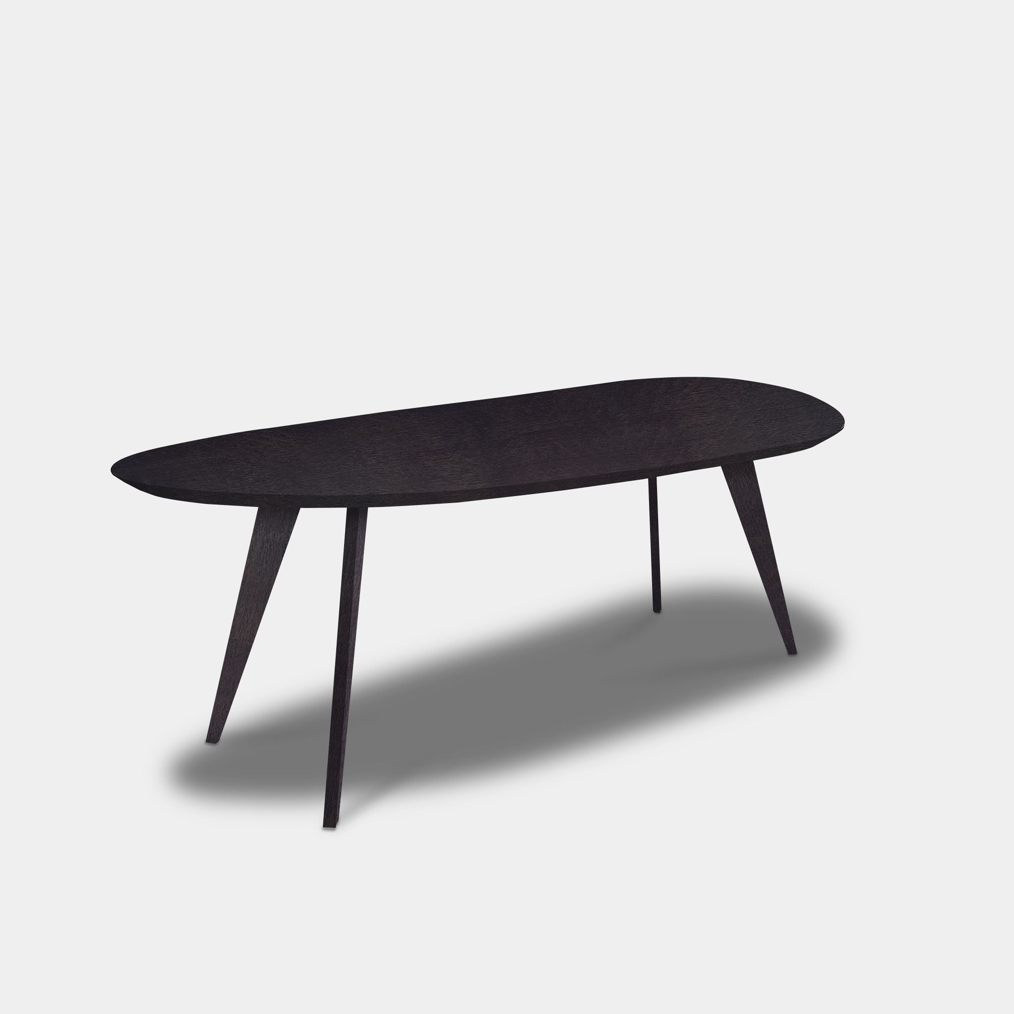 Table organic oak - Wood base - Night Glow
