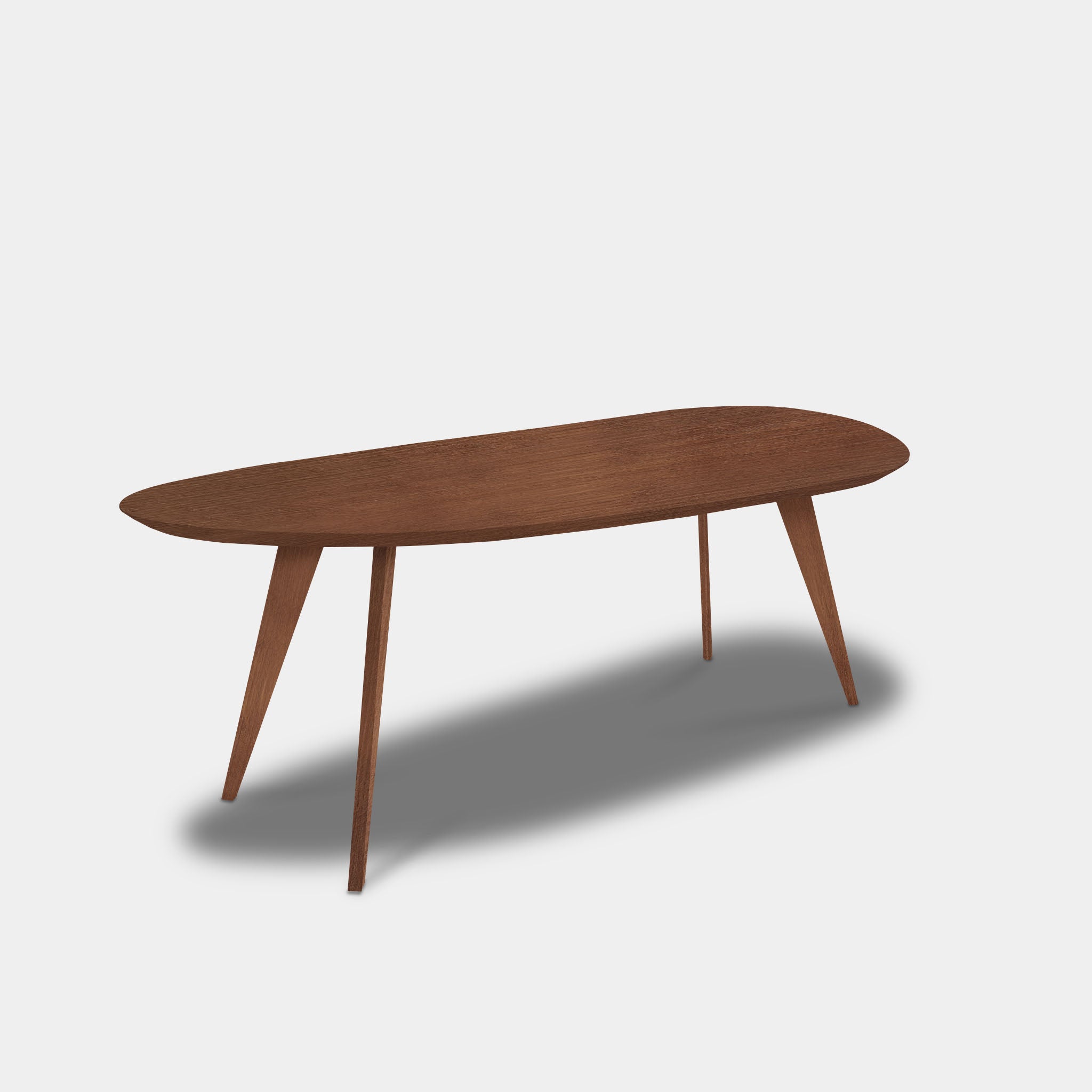 Tafel organisch eikenhout - Hout Onderstel - Toscane 102