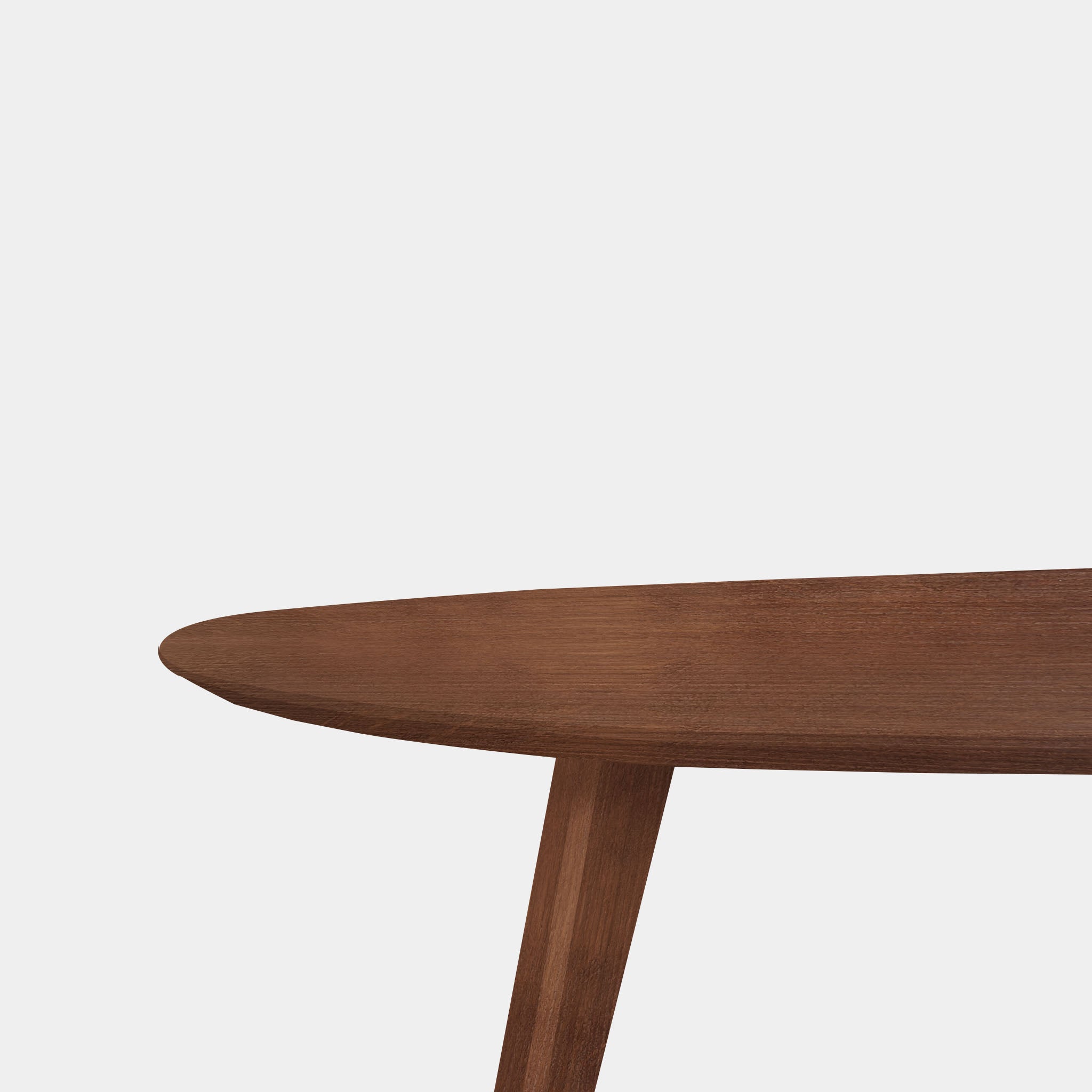Tafel organisch eikenhout - Hout Onderstel - Toscane 102