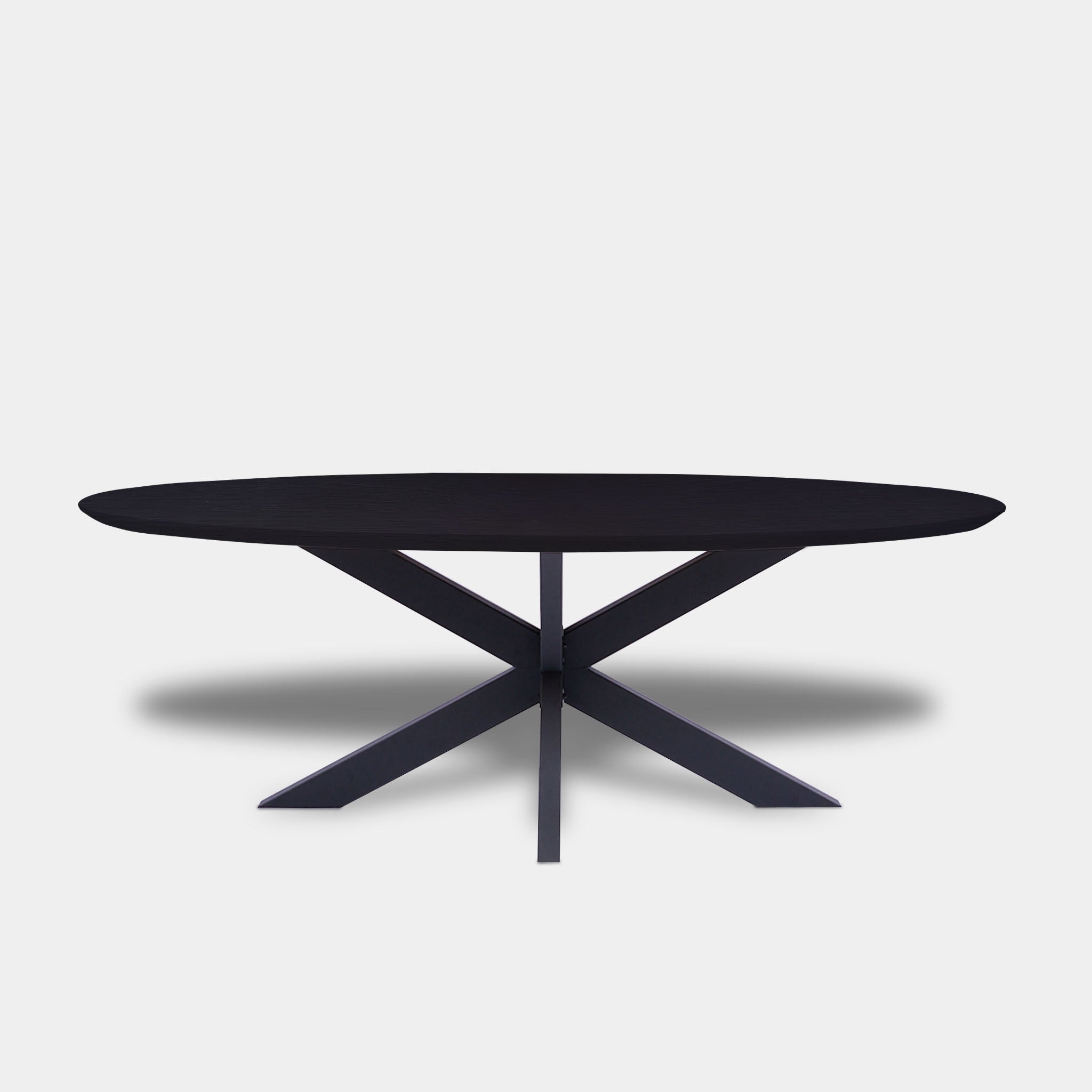 Tafel Ovaal Eikenhout - Matrix XL - Donker Eiken