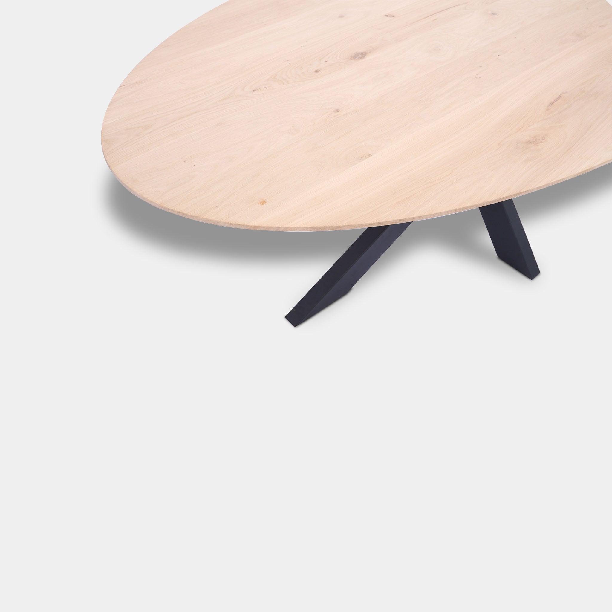 Tafel Ovaal Eikenhout - Matrix - Onbehandeld