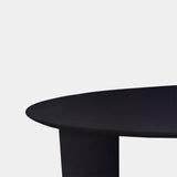 Tafel Ovaal Eikenhout - Half Rond - Donker Eiken