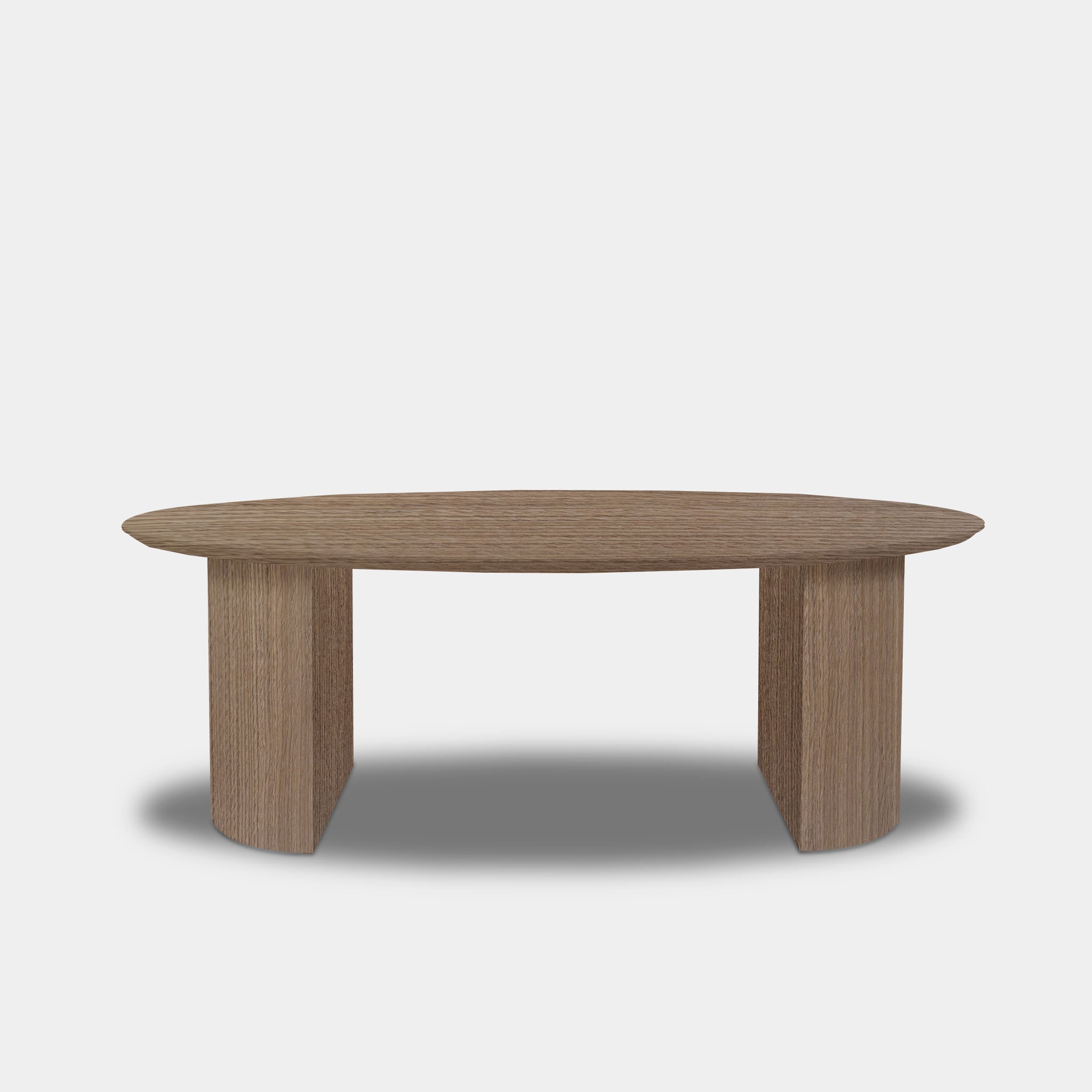 Table ovale en chêne - demi-ronde - Pura Natura