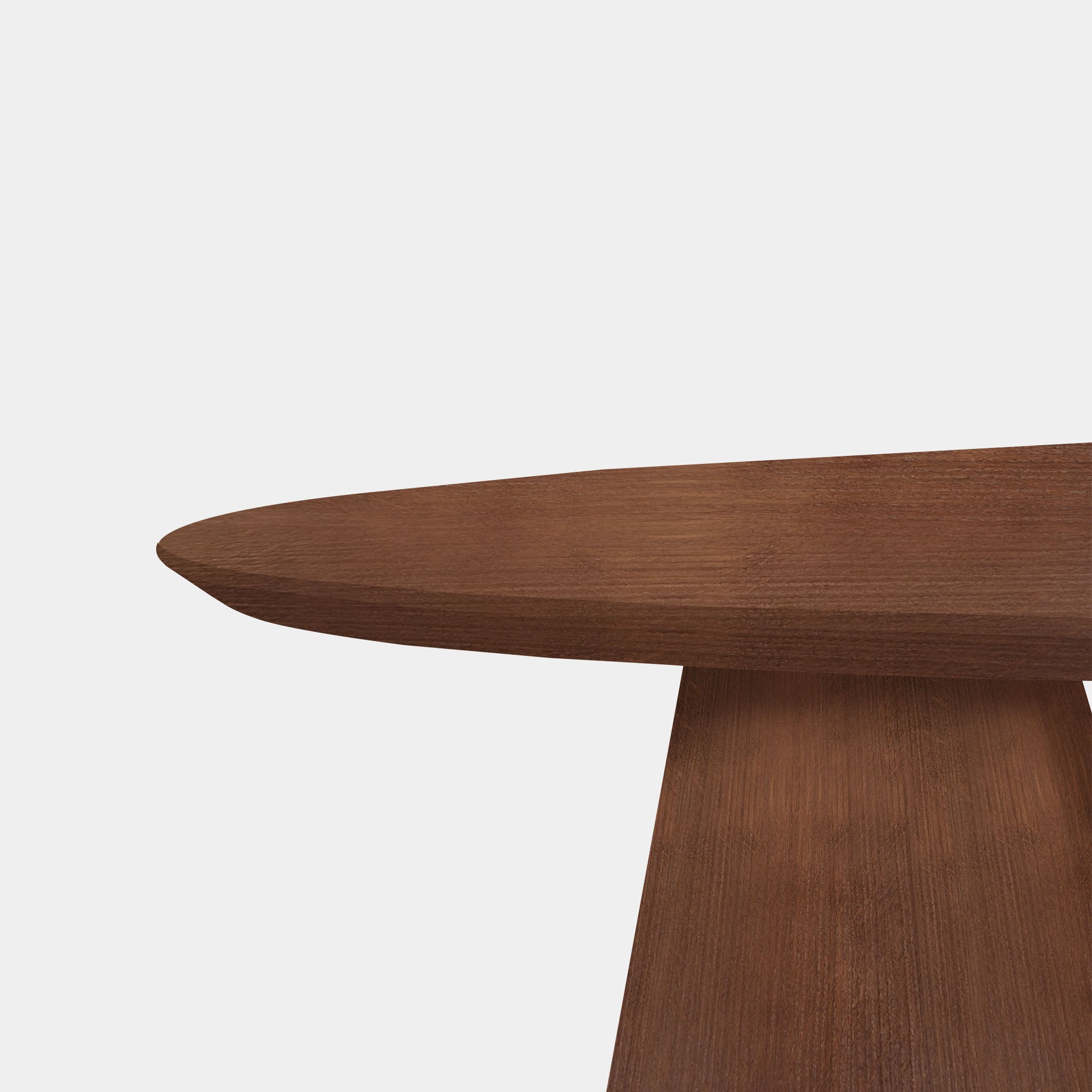 Oval Table Oak - Set Cone Leg - Tuscany 102