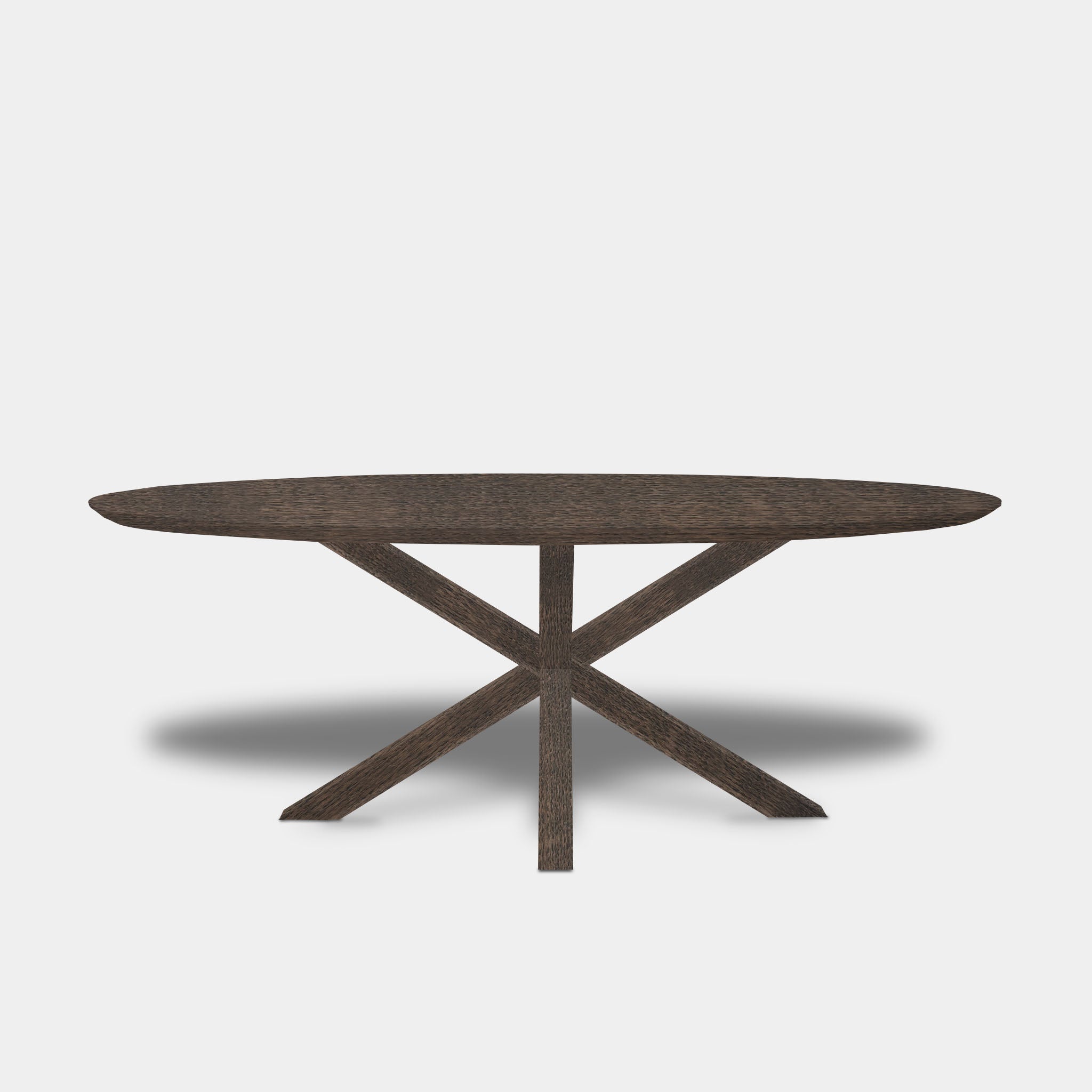 Tafel Ovaal Eikenhout - Matrix Hout - Zand