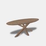 Tafel Ovaal Eikenhout - Matrix Hout - Pura Natura