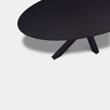 Tafel Ovaal Eikenhout - Matrix Hout - Donker Eiken