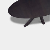 Table ovale en chêne - Matrix Wood - Night Glow