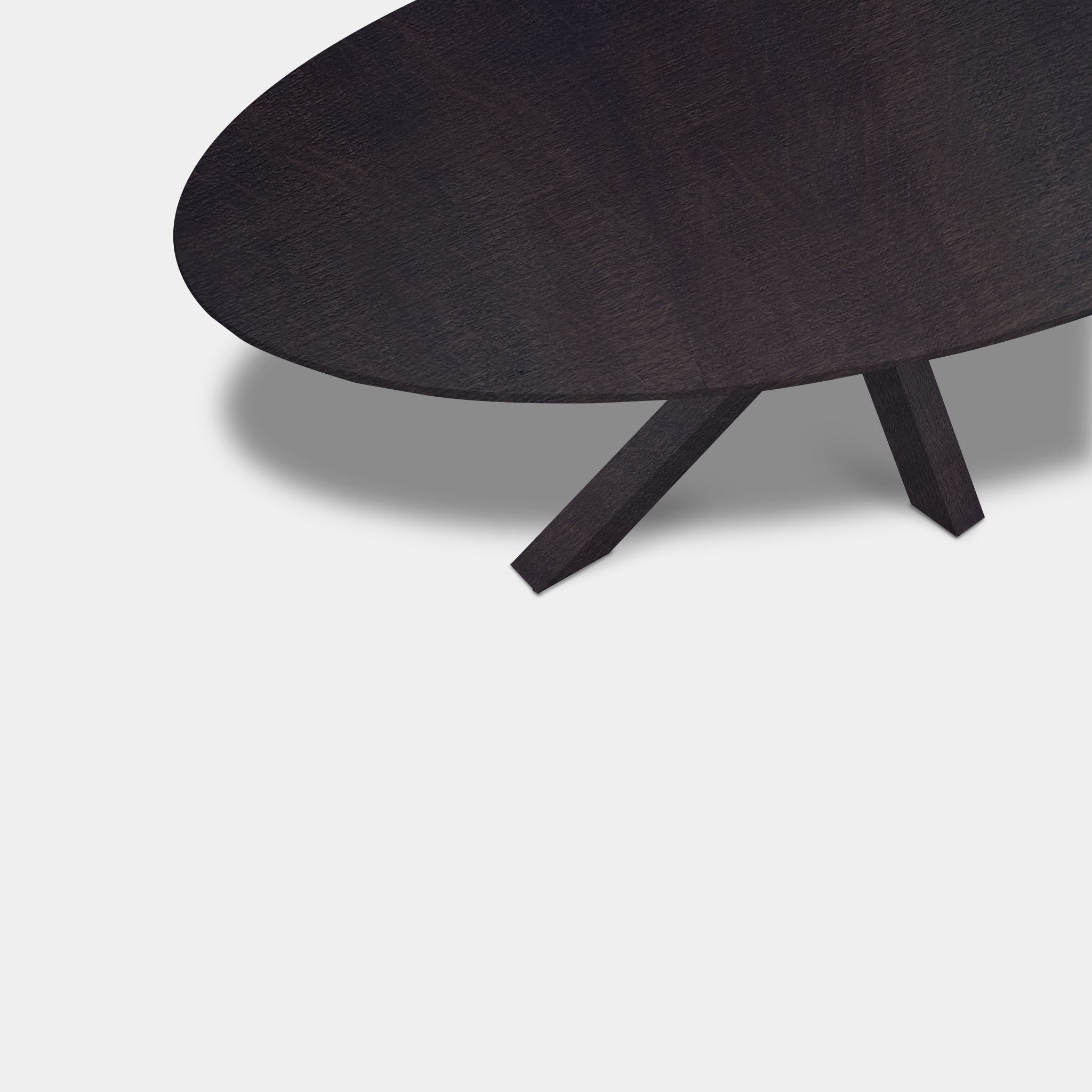 Table ovale en chêne - Matrix Wood - Night Glow