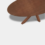 Tafel Ovaal Eikenhout - Matrix Hout - Toscane 102