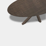 Tafel Ovaal Eikenhout - Matrix Hout - Zand