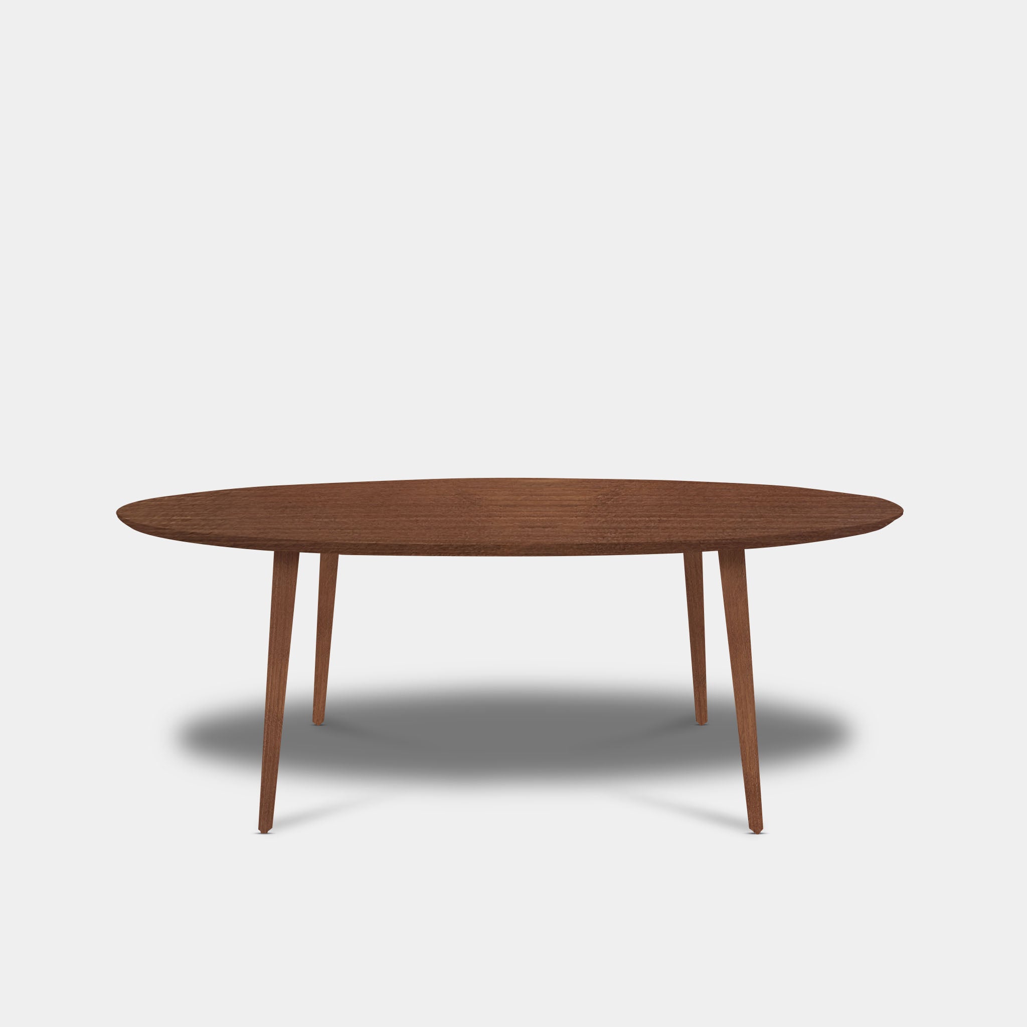 Tafel Ovaal Eikenhout - Konisch - Toscane 102