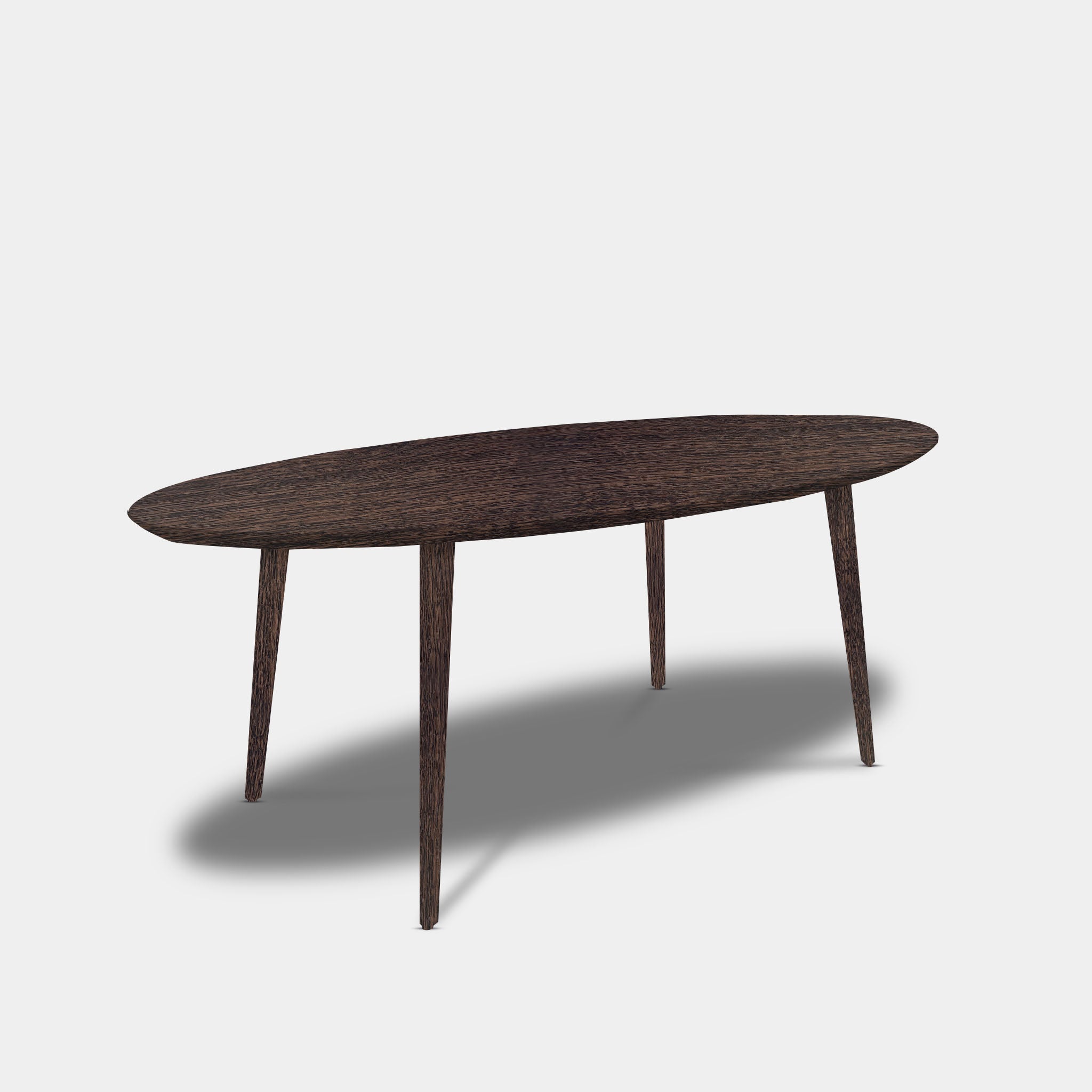 Tafel Ovaal Eikenhout - Konisch - Dear Brown