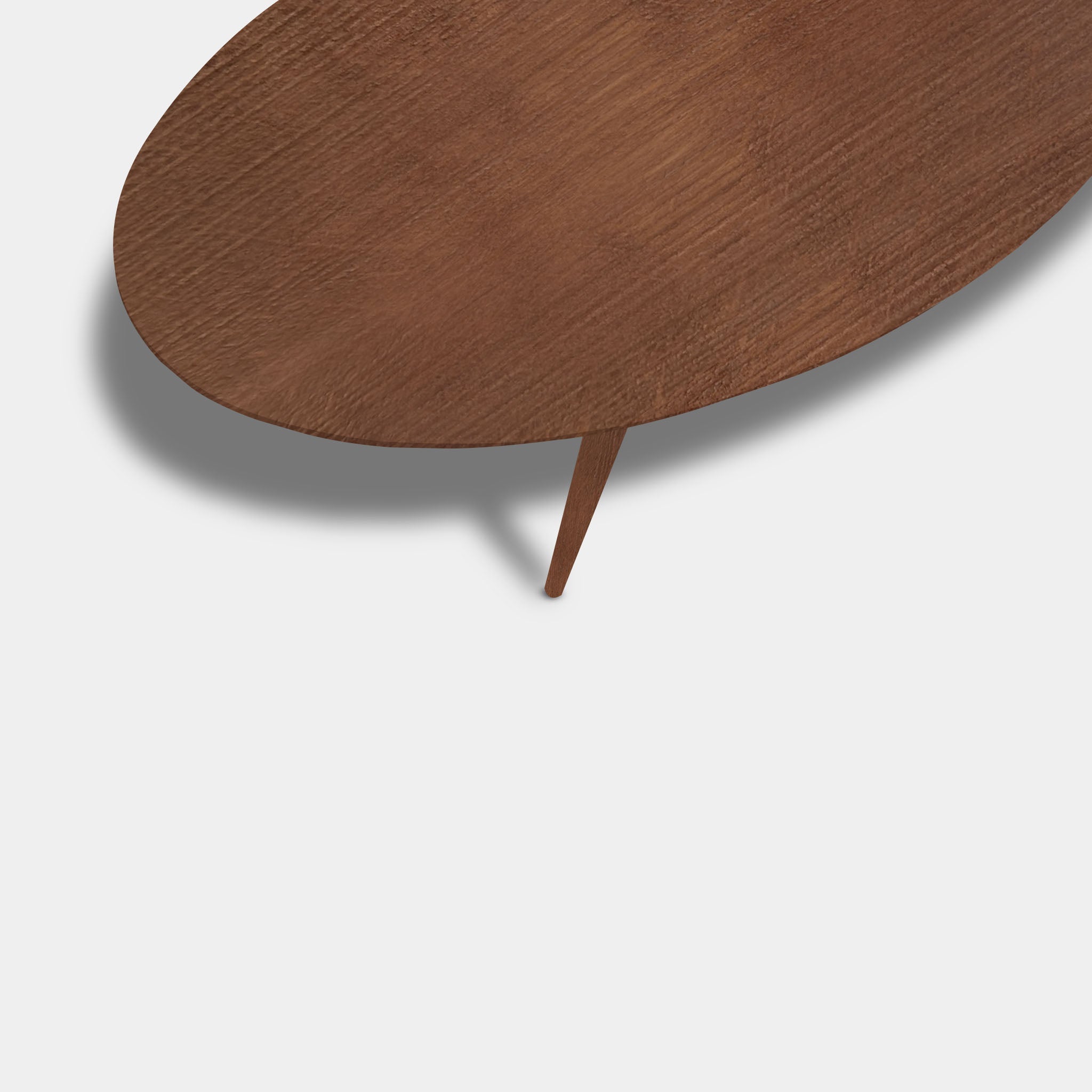Tafel Ovaal Eikenhout - Konisch - Toscane 102