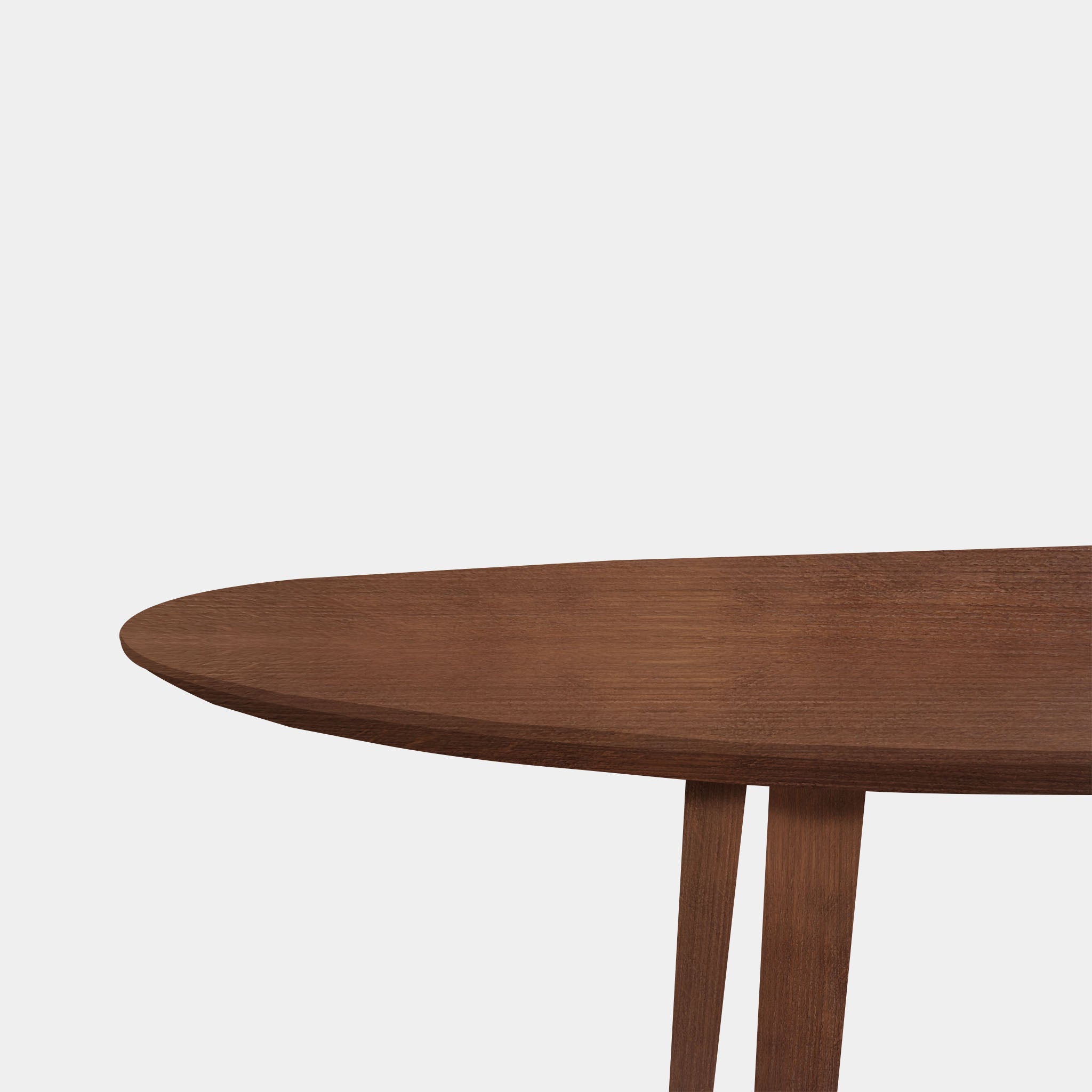 Tafel Ovaal Eikenhout - Konisch - Toscane 102
