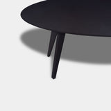 Table Oval Oak - Wooden Base - Dark Oak