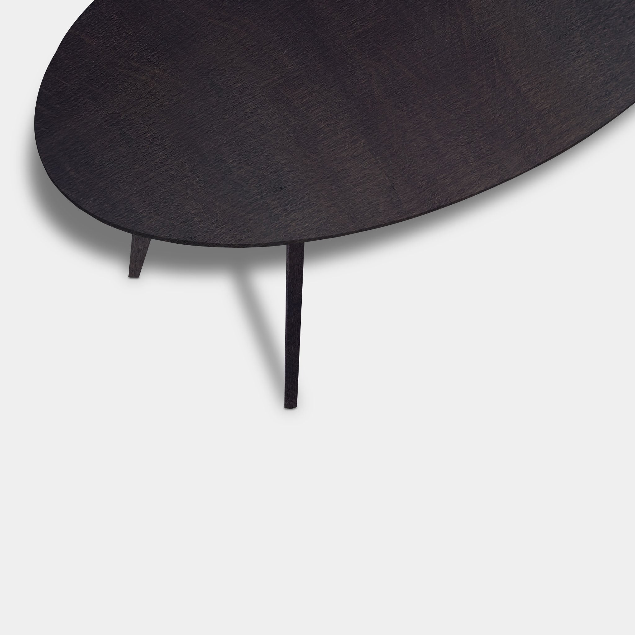 Table Oval Oak - Wood Base - Night Glow