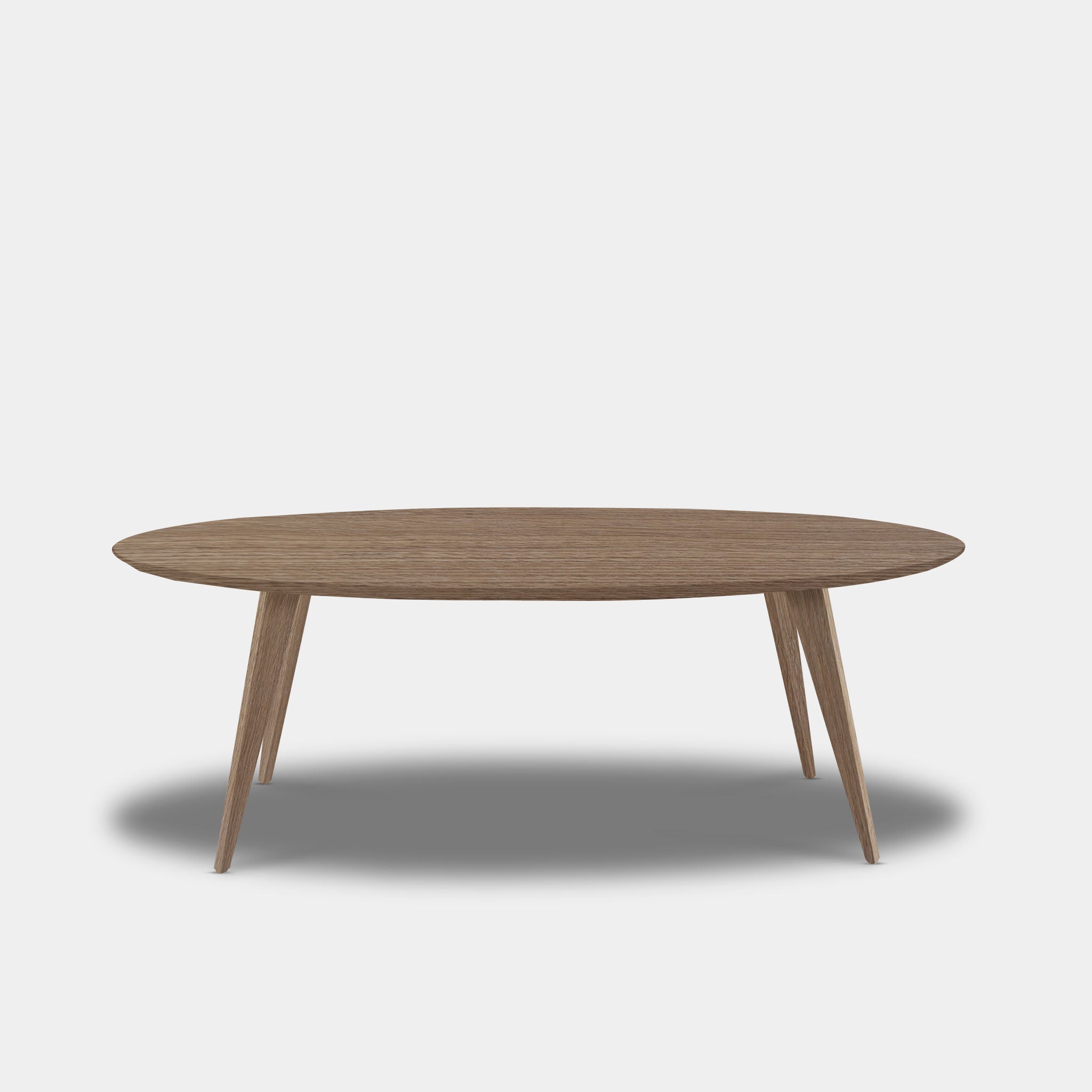 Table ovale en chêne - Base en bois - Pura Natura