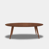 Tafel Ovaal Eikenhout - Hout Onderstel - Toscane 102