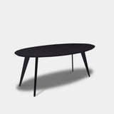Table Oval Oak - Wooden Base - Dark Oak