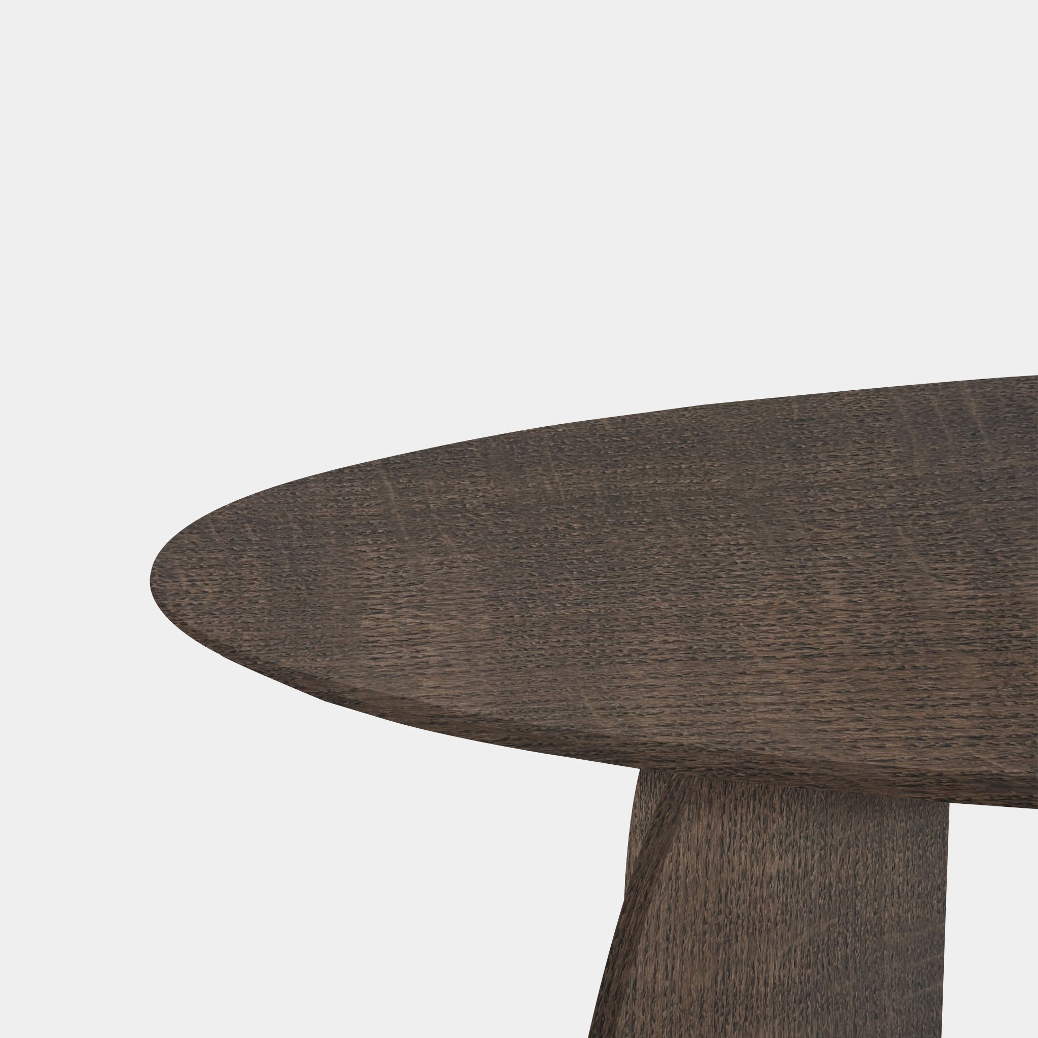 Tafel Ovaal Eikenhout - Set Driehoek - Zand