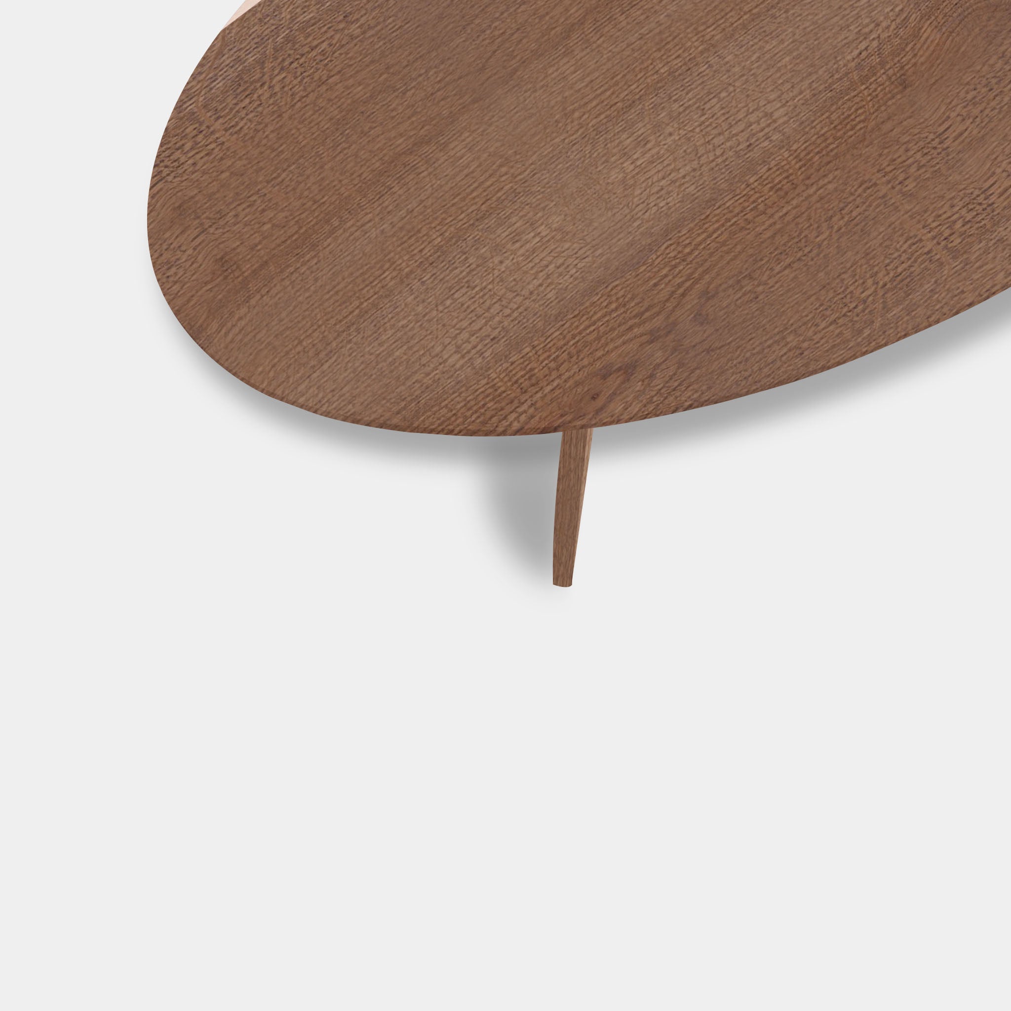 Tafel Ovaal Eikenhout - Set Driehoek - Cinnamon
