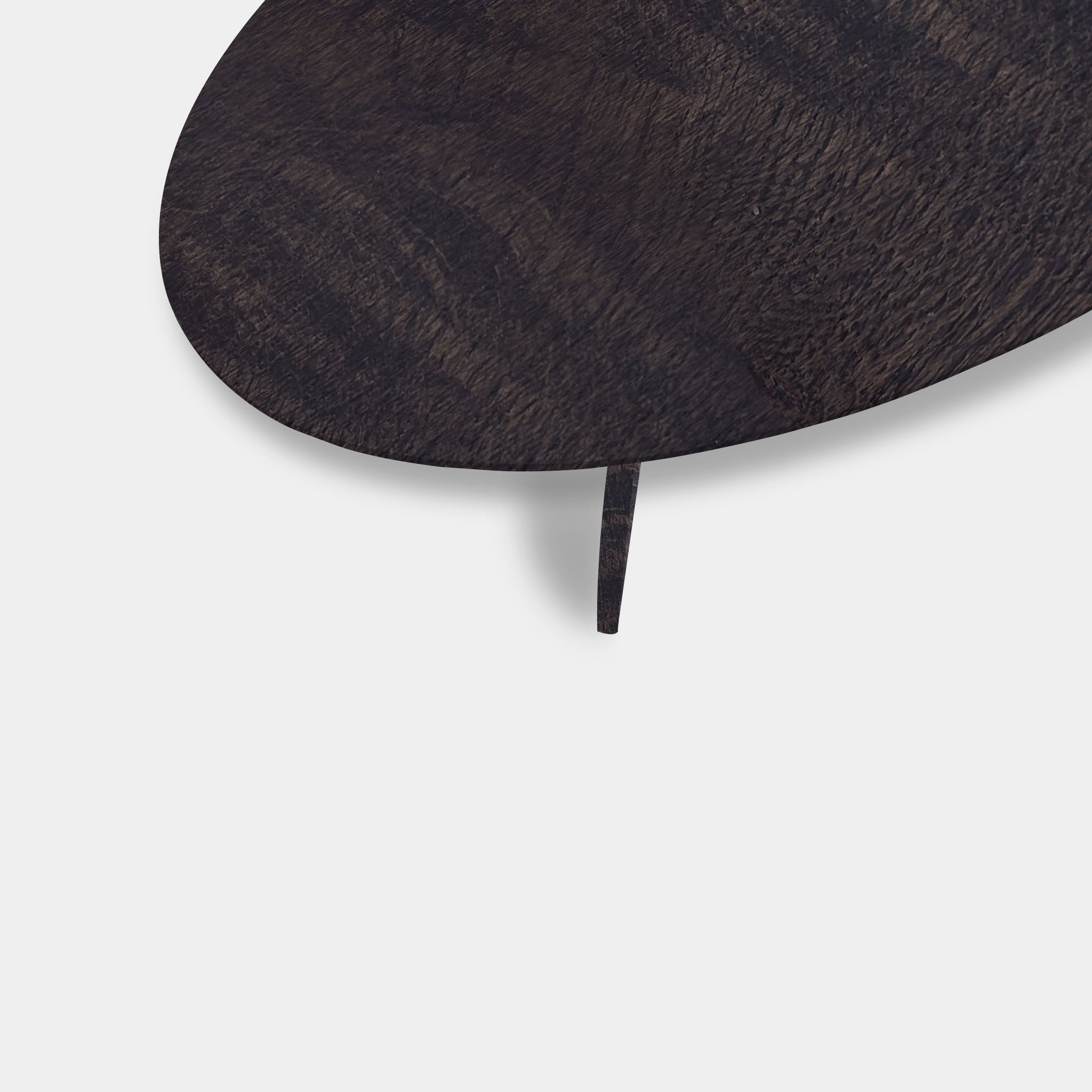 Table Oval Oak - Set Triangle - Dark Grey