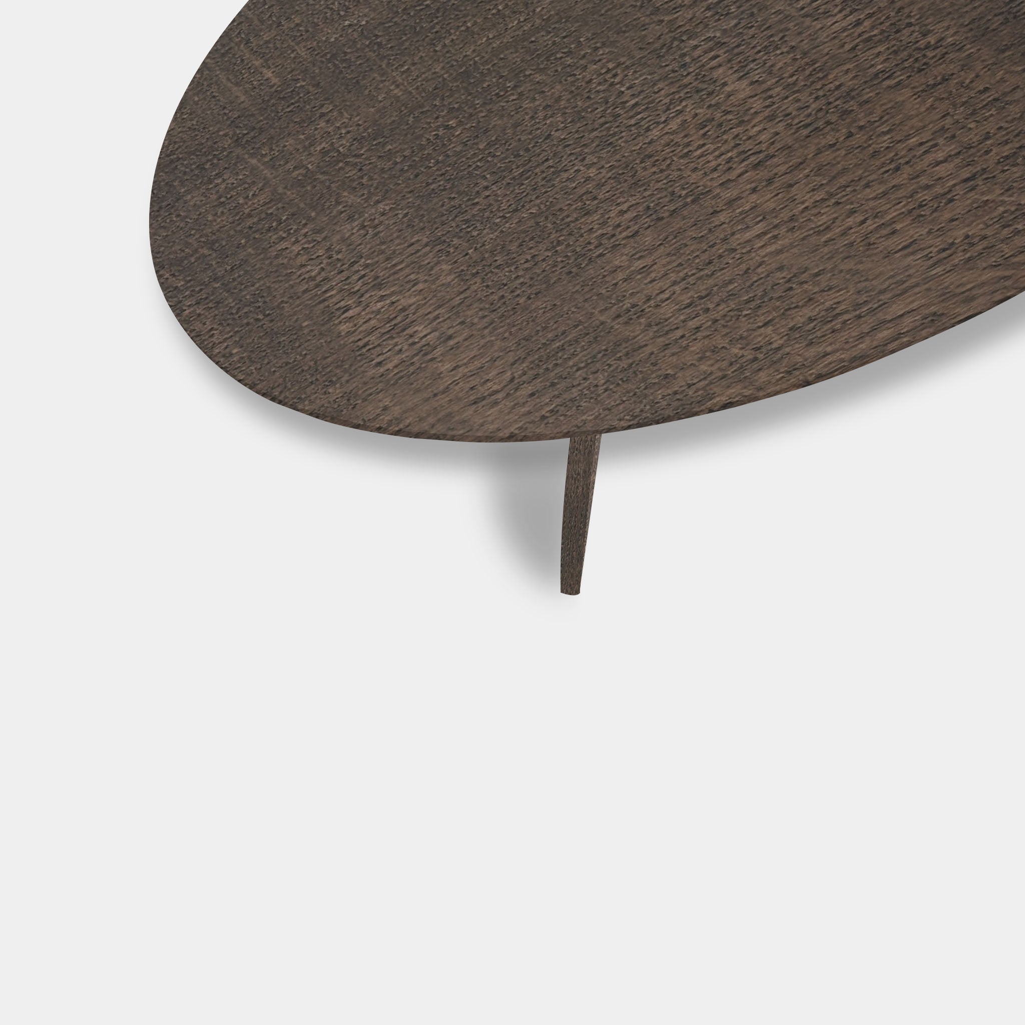 Tafel Ovaal Eikenhout - Set Driehoek - Zand