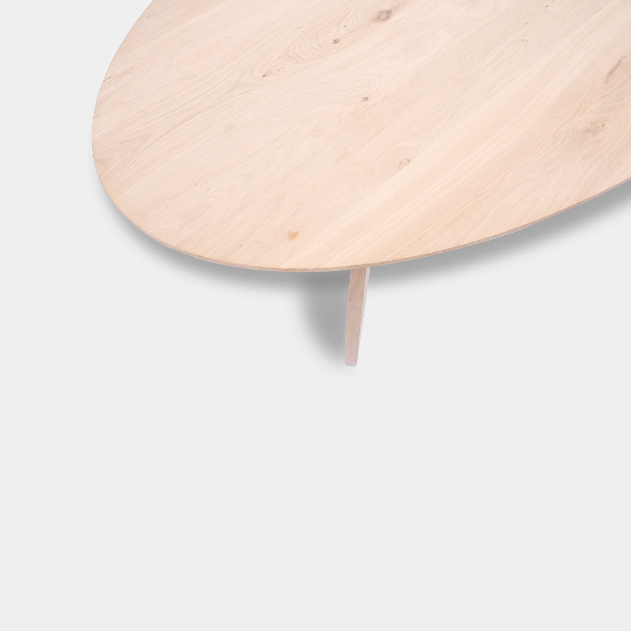 Table ovale en chêne - Set Triangle - Non traité