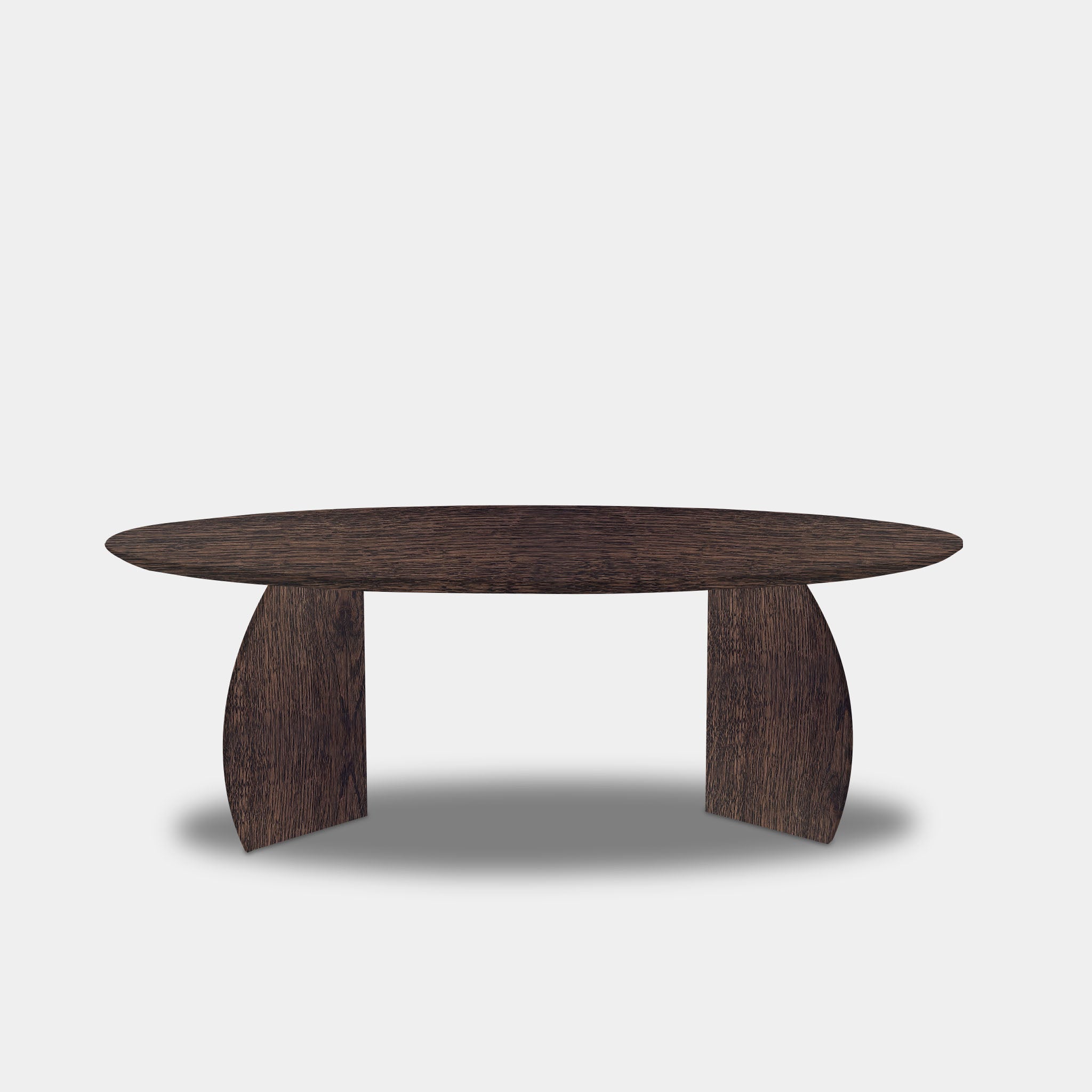 Tafel Ovaal Eikenhout - Set Driehoek - Dear Brown