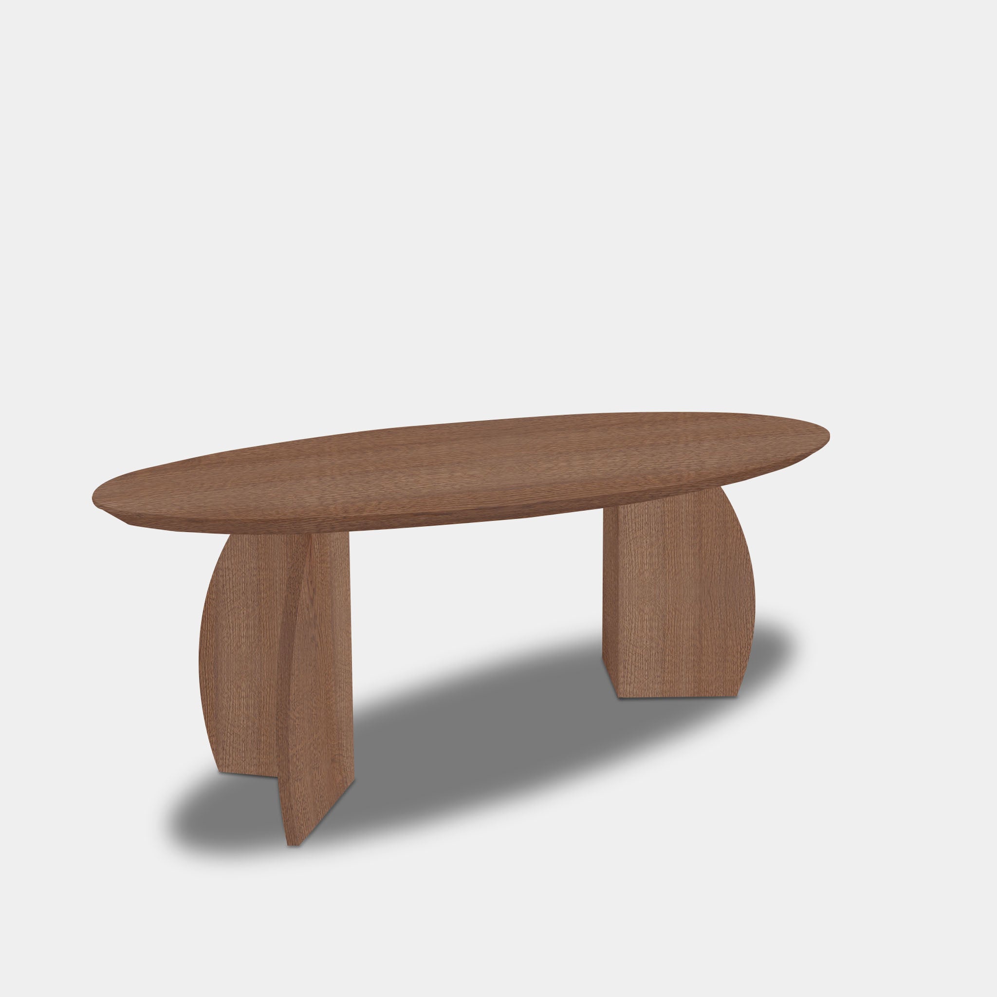 Tafel Ovaal Eikenhout - Set Driehoek - Cinnamon