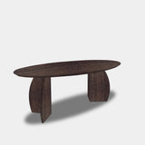 Table ovale en chêne - Set Triangle - Dear Brown
