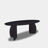 Table Oval Oak - Set Triangle - Dark Oak