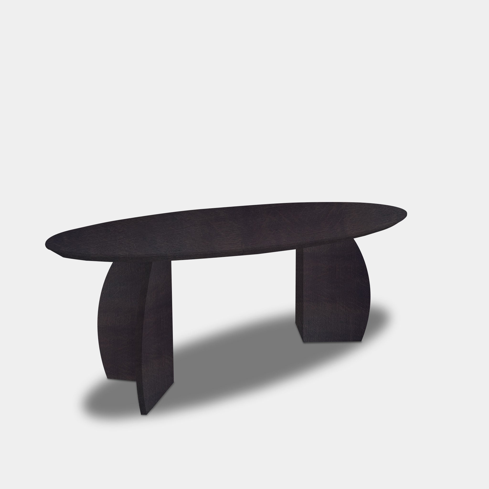 Table Oval Oak - Set Triangle - Night Glow