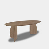 Table Oval Oak - Set Triangle - Pura Natura