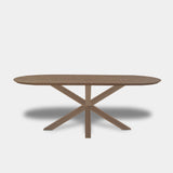 Tafel Plat Ovaal eikenhout - Matrix hout - Pura Natura