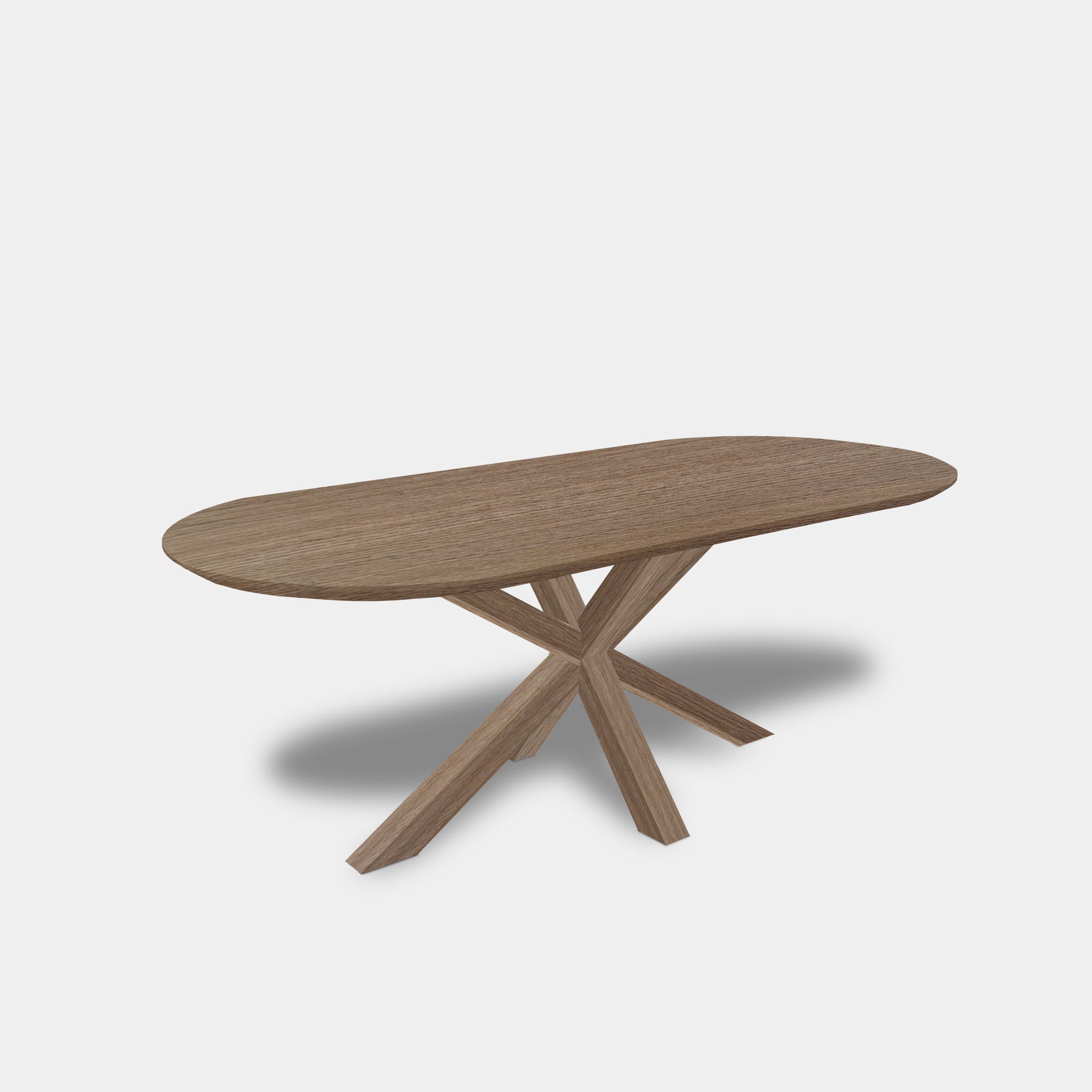 Table plate ovale en chêne - Matrix Wood - Pura Natura