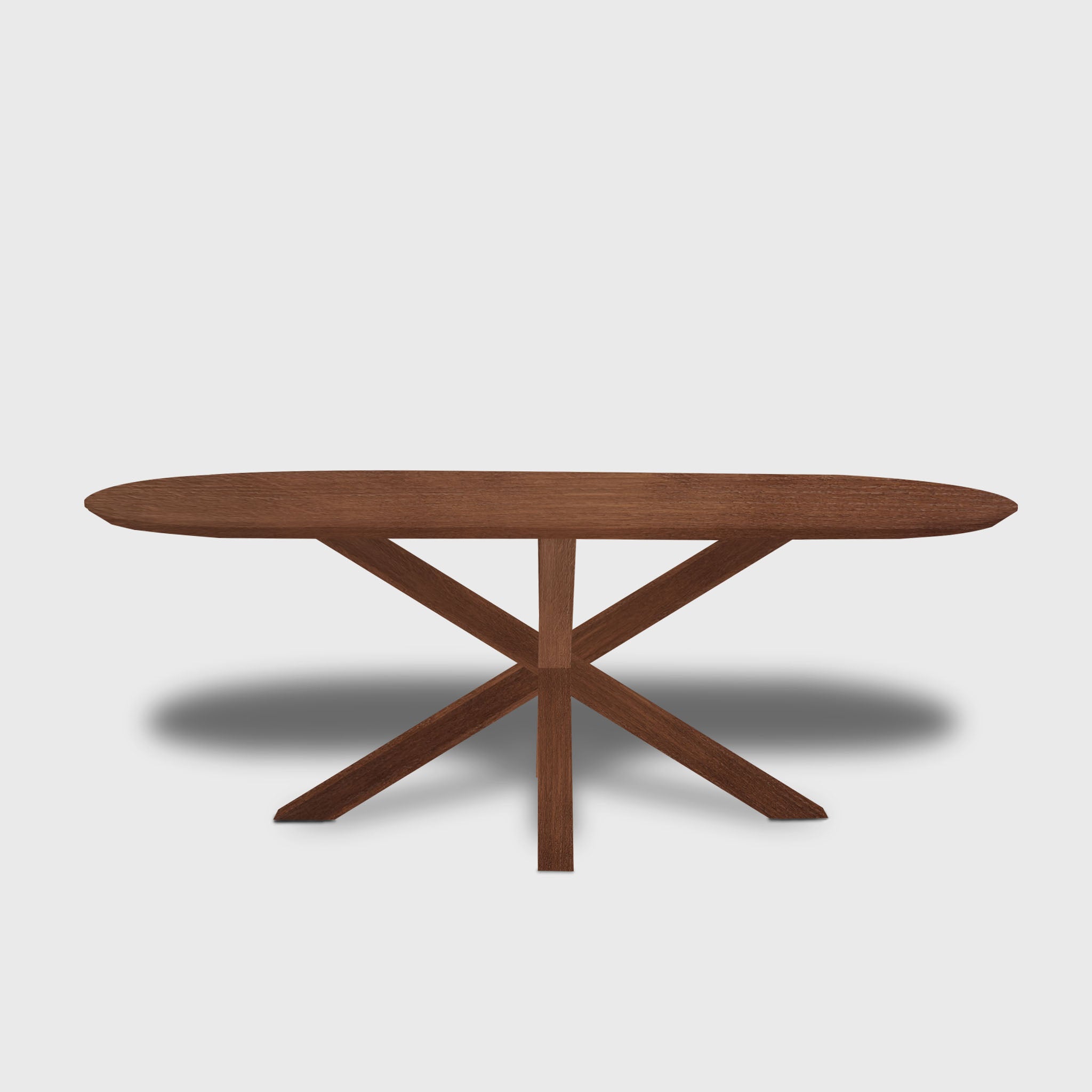 Table Flat Oval Oak - Matrix Wood - Tuscany 102