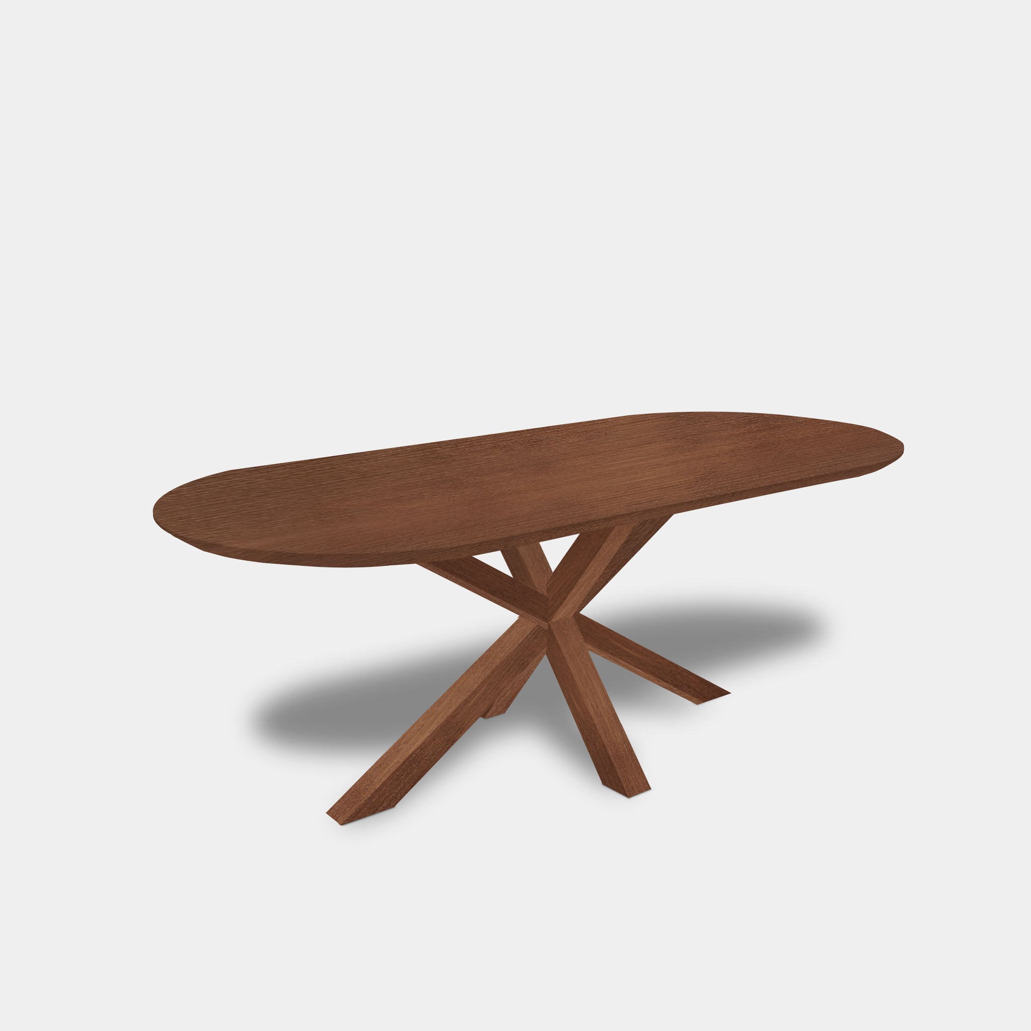 Table Flat Oval Oak - Matrix Wood - Tuscany 102