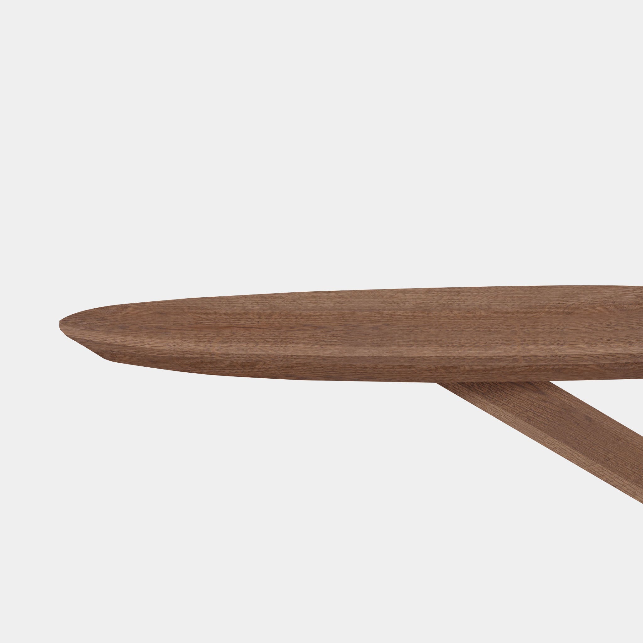 Table plate ovale en chêne - Matrix Wood - Cannelle
