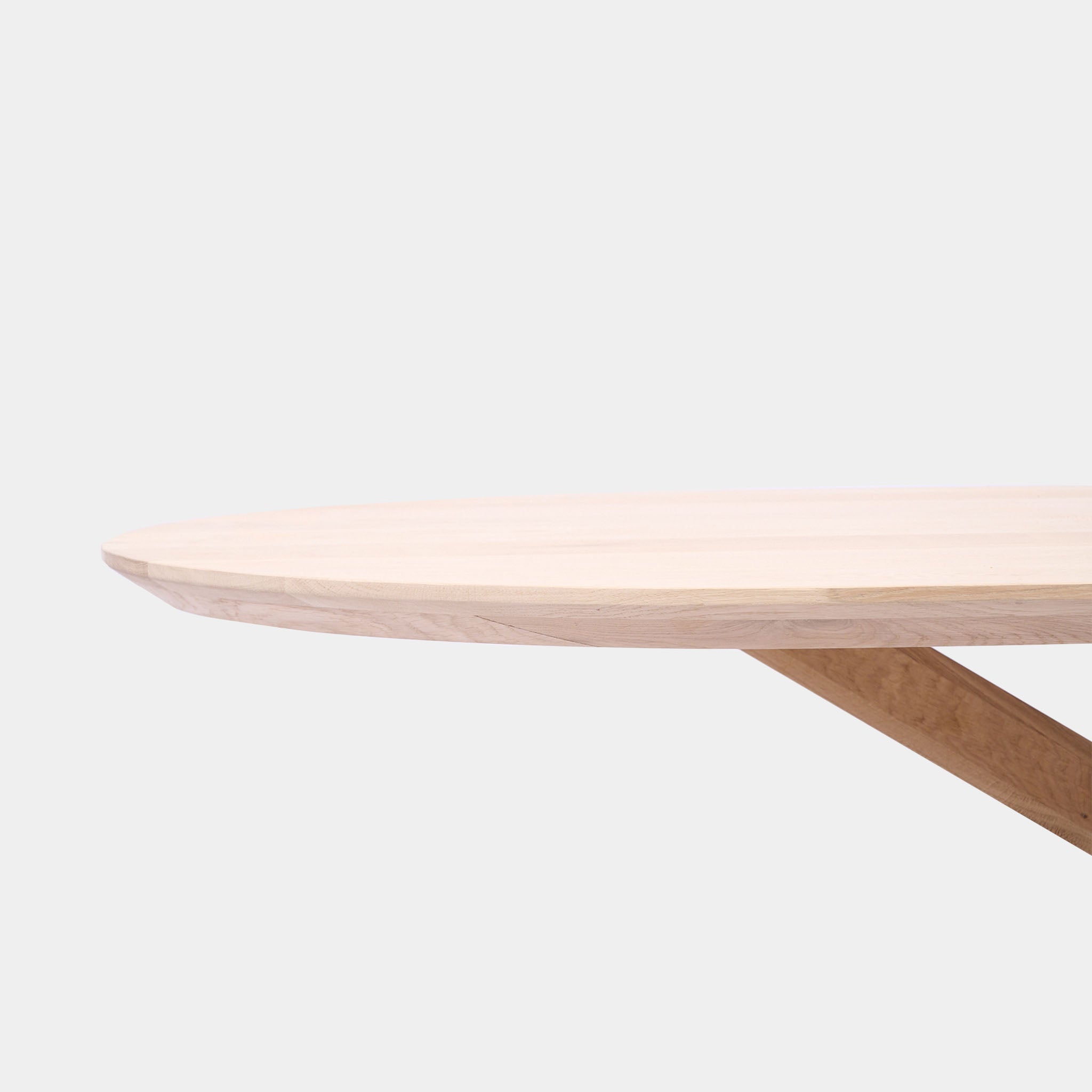 Table Flat Oval Oak - Matrix Wood - Untreated