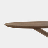 Tafel Plat Ovaal eikenhout - Matrix hout - Pura Natura