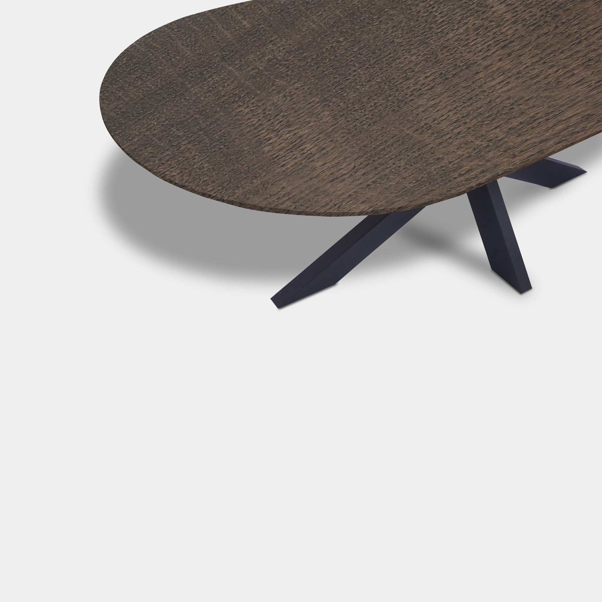 Table plate ovale en chêne - Matrix - Sable