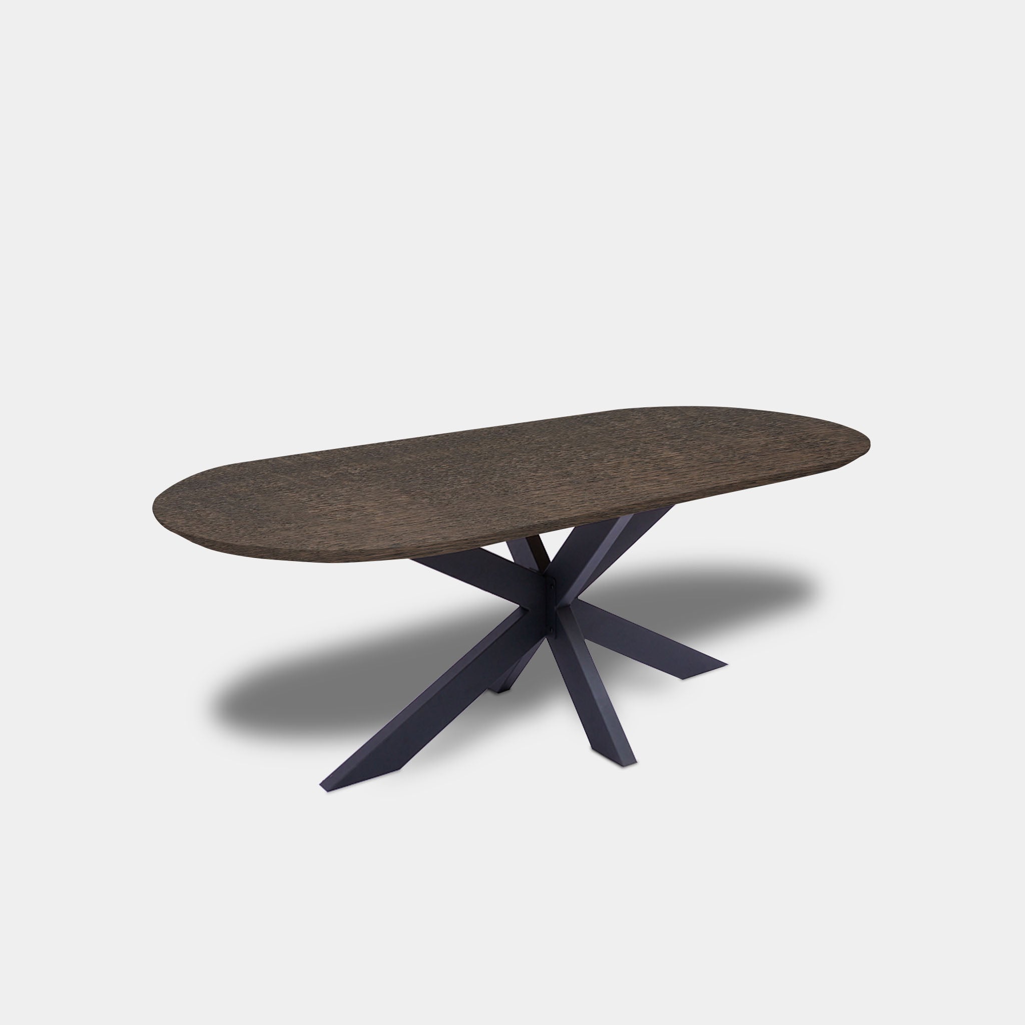 Table plate ovale en chêne - Matrix - Sable